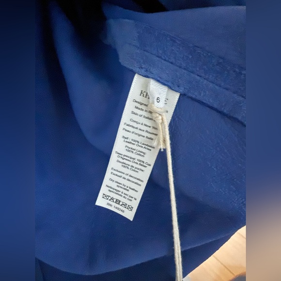 Khaite Jinn Suede Shirt, 6, Blue Iris - Picture 17 of 17